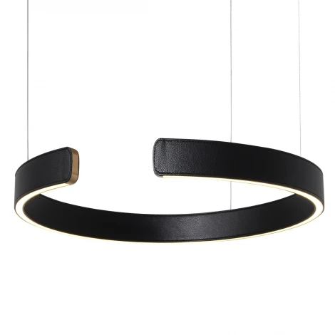 Подвесной светильник Loft IT Ring 10025/400 Black (LED, 220V, на тросе, кольцо)