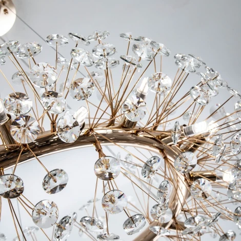 Подвесной светильник хрустальный Modelux MODESTYLE MS.9029.20 GD