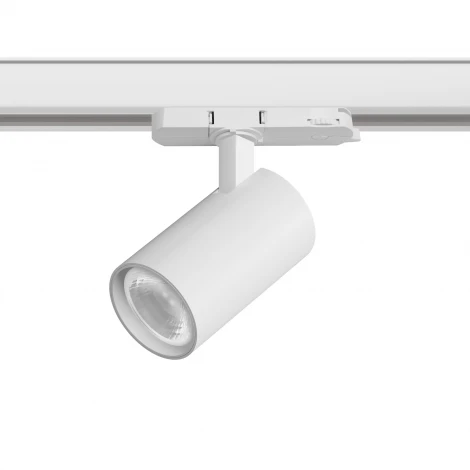 Трековый светильник трехфазный светодиодный LED 15W 220V 36G с адаптером Lightstar Alta Base A5146QT36G