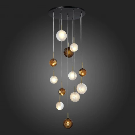 Подвесной светильник ST Luce Foligno SL1183.543.12 (220V, на проводе, шарики)
