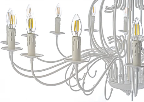 Подвесная люстра Arti Lampadari Amaro E 1.1.16 W (220V, на цепи, подсвечник, свеча)