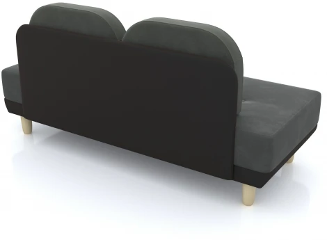 Диван Arsko Торли серый велюр