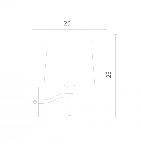 Бра Divinare Soprano 1341/02 AP-1 (220V)
