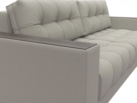 Диван прямой с декором Лига-049 НПБ Лига Диванов (Рогожка) арт.128382