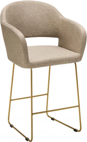 Стул полубар R-Home Oscar Браун/ЛинкЗолот
