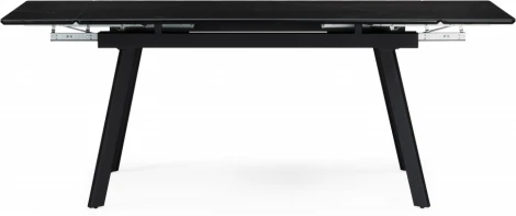 Керамический стол Notta Норман 140(200)х80 черный мрамор shakespeare black / черный арт.612902