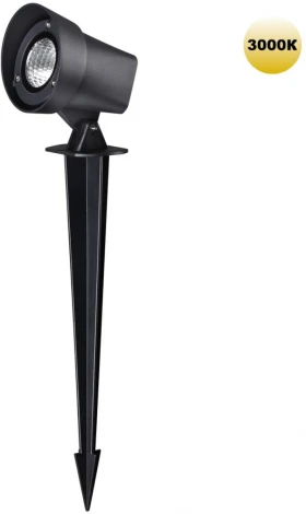 Светильник ландшафтный светодиодный грунтовой Novotech Landscape 359218 STREET черный IP65 LED 13W 240V 1040Лм 3000К (220V)