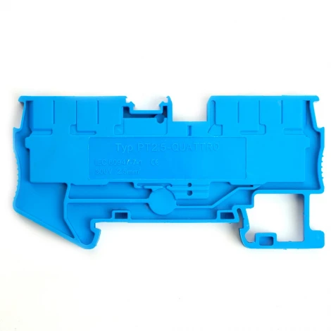 Зажим пружинный 4-х проводной проходной Stekker 49253