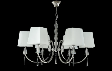 Подвесная люстра Crystal Lux Marsela SP-PL6 NICKEL