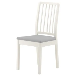 ЭКЕДАЛЕН Стул, белый, Рамна Гуннаред Оррста классический серый светло-серый