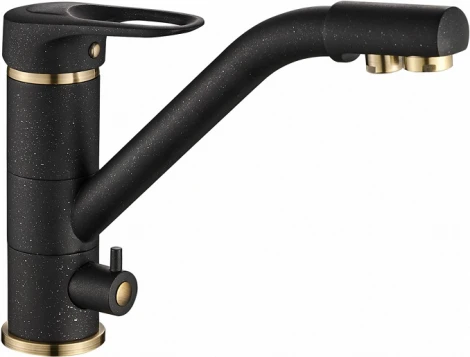 Смеситель Steel Hammer SH 321 BLACK BR для кухонной мойки