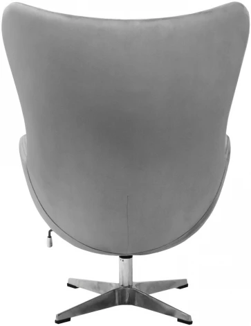 Кресло EGG CHAIR серый, искусственная замша Bradex Home FR 0645