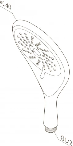 Душевая лейка Am.Pm Awe F0215000