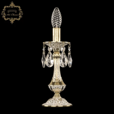 Настольная лампа Art Classic 32.11 32.1100L.1-26.GW (220V, подвески, подсвечник, свеча)