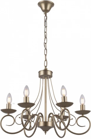 Подвесная люстра Arte Milano AM349159 349159/6 CG (220V, на цепи, подсвечник, свеча)