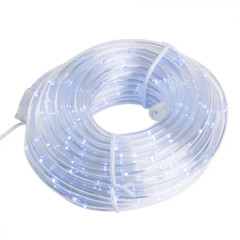 Светодиодная гирлянда линейная Мини Дюралайт 220V 5000К с контроллером 15м c питанием от сети 220V Feron CL587 51461