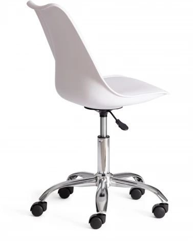 Компьютерное кресло для оператора Tetchair TULIP (Металл,Пластик,/Белый,Хром)