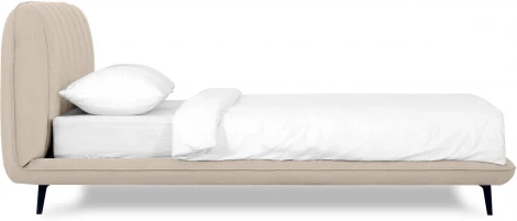 Кровать Amsterdam ОГОГО (арт.750819), (Велюр/Бежевый)