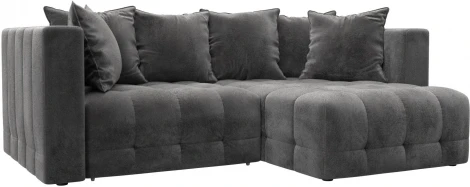 Диван угловой Лига-052 НПБ угол универсальный Лига Диванов (Велюр) арт.128799