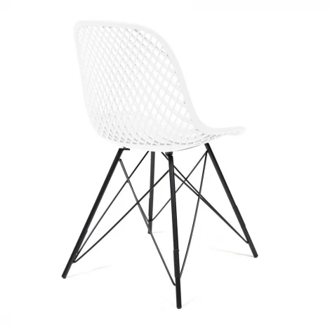 Стул VINCENT (mod. 8001) серый/черный (металл/пластик)