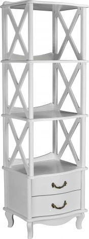 Этажерка Джульетта 3 уровня, молочный дуб Л Mebelik арт.008562