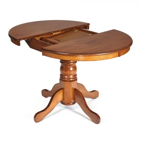 Стол NAVARRESE (mod. E-R36R+12AV NMO-2A) rustic oak (дуб) (дерево гевея/мдф)