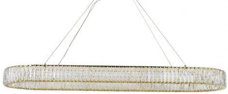 Подвесной светильник Newport 8240 8240/140 oval gold (LED, 220V, хрусталь, на тросе)