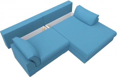 Диван угловой Пекин угол правый Лига Диванов (Рогожка) арт.123514