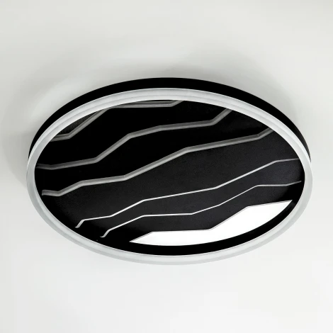 Потолочный светильник светодиодный с пультом с регулировкой цветовой температуры и яркости LED4U LED4U L1055-500 BK