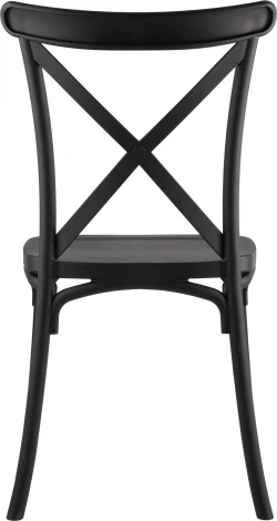 Стул Кроссбэк пластиковый черный 2 шт Stool Group (арт.УТ000037440)