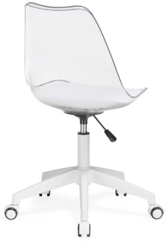 Компьютерное кресло Woodville Kolin с подушкой clear / white 15642