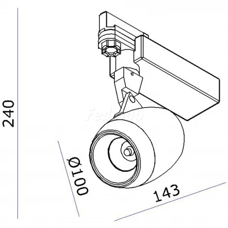Donolux DL18433 DL18433/11WW-Track R White