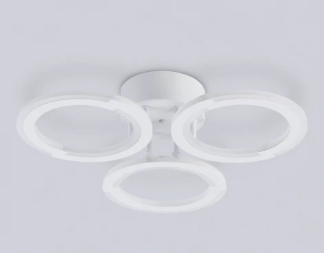 Потолочная люстра светодиодная на штанге с пультом Ambrella ACRYLICA FA8942 (регулировка яркости, 220V, кольцо)