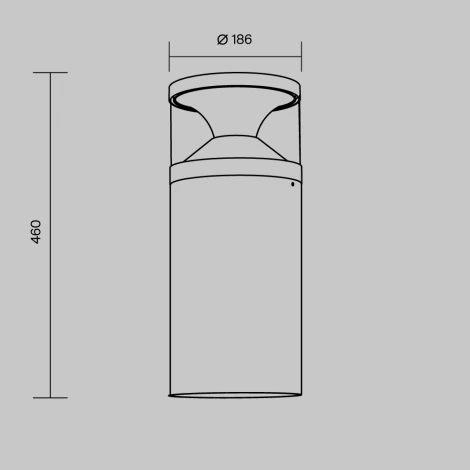 Наземный уличный светильник Maytoni Pyro O496FL-L21B3K1 (LED, 220V, круглые, IP65)