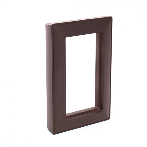 Рамка на 2 поста (шоколад) Stekker Катрин 50047