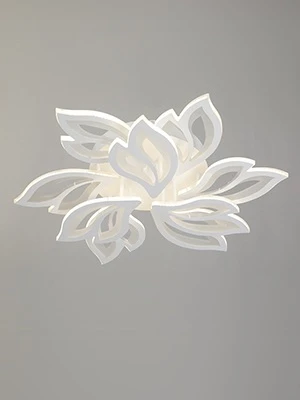 Потолочная люстра светодиодная LED 93Вт, 3900-4200К Vitaluce V3893-0/9PL с цветами (220V, цветы)