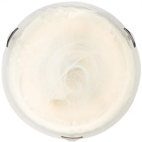 Настенно-потолочный светильник Sonex Lufe 7601/DL SNOK SN стекло/белое/хром LED 48Вт 4000K D405 IP20