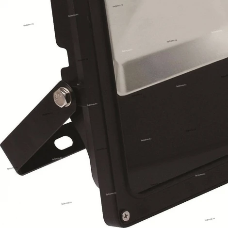 Прожектор уличный светодиодный Horoz, 1 плафон, черный с хромом, никелем и прозрачным