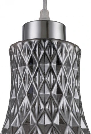 Подвесной светильник Escada Carnival 10193/1S Smoke E27*40W Chrome/Smoke (220V, на проводе, круглые)