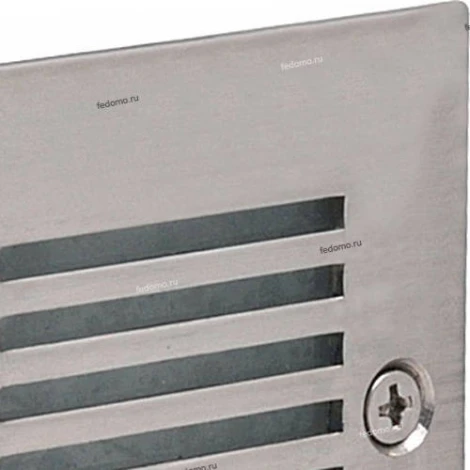 Светильник встраиваемый в стену уличный светодиодный Horoz Bronz, 1 лампа, никель с белым