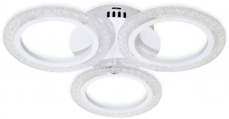 Потолочная люстра Ambrella Acrylica FA4050 (регулировка яркости, LED, 220V, пульт управления, кольцо)