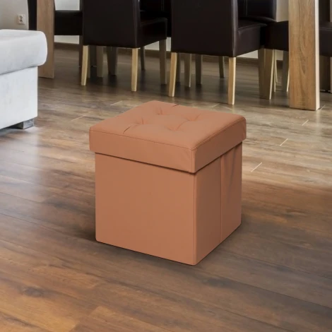 Пуфик Dreambag складной Бежевый ЭкоКожа 1611600