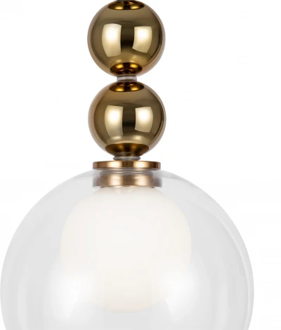 Подвесной светильник Freya Focus FR5220PL-01G6 (на проводе, шар, бусы)