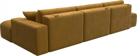 Диван угловой Лига-036 НПБ Модерн Лонг правый угол Лига Диванов (Велюр) арт.127744