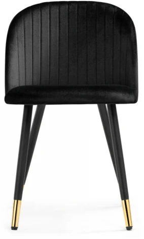 Стул Woodville на металлокаркасе Gabi black / black / gold 15381