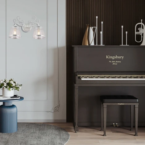 Бра Arte Milano AM341120 341120/2W WT+SL (220V)