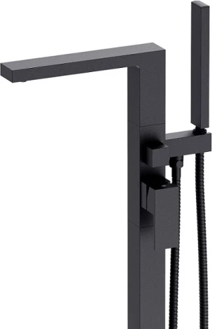 Смеситель Timo Selene 2210/03Y-CR черный, напольный, для ванны с душем