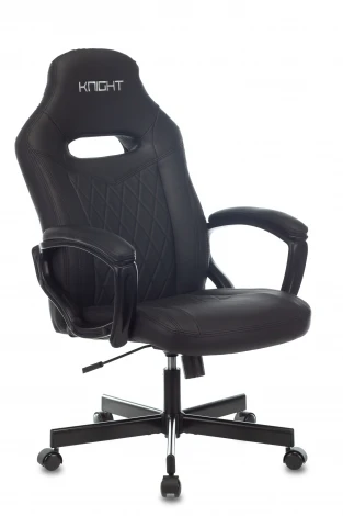 Кресло игровое Zombie VIKING 6 KNIGHT черный эко.кожа с подголов. крестовина металл