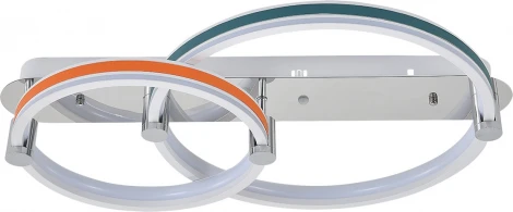 Потолочный светильник (14022/2C White) Indigo Attuale V000116L (регулировка яркости, LED, 220V, пульт управления, кольцо)