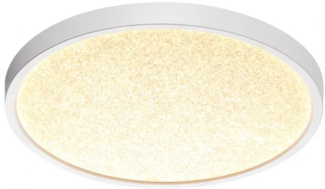 Настенно-потолочный Sonex Omega White 7661/24L MITRA пластик/белый LED 24Вт 3000/4000K D300 IP20 (220V, круглые)